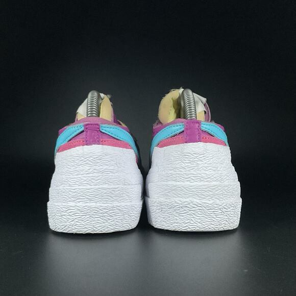 Men’s 6.5 Women’s 8 Nike Blazer Low Sacai Kaws Purple Dusk Casual Sneakers Shoes - Picture 3 of 9